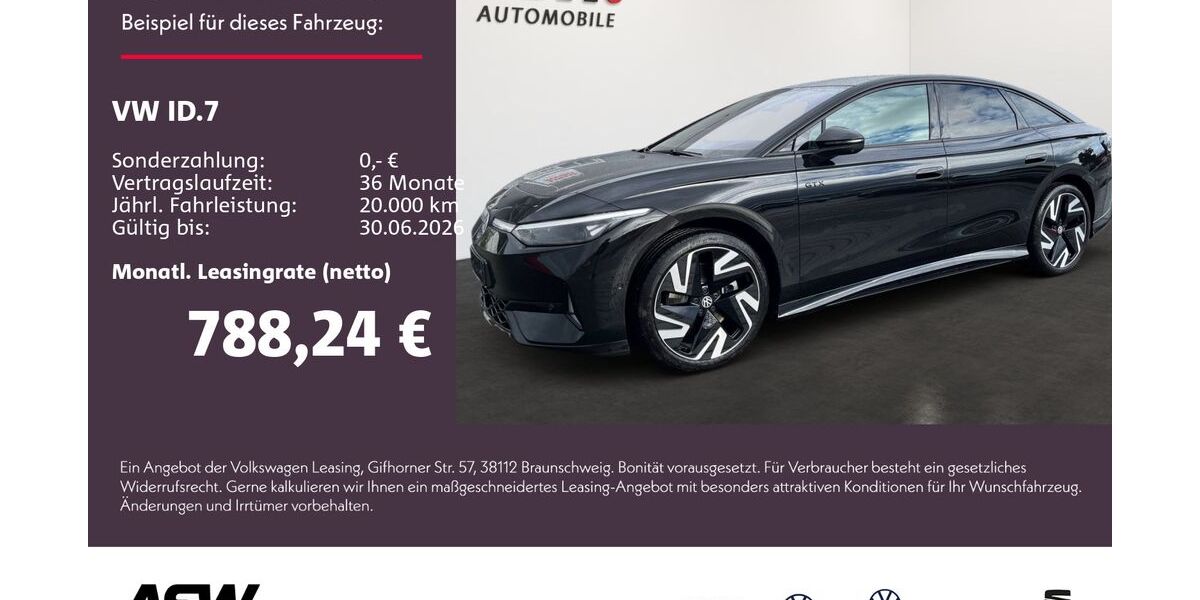 VW ID.7 9.900 km 61.920 &euro; Sinsheim 74889