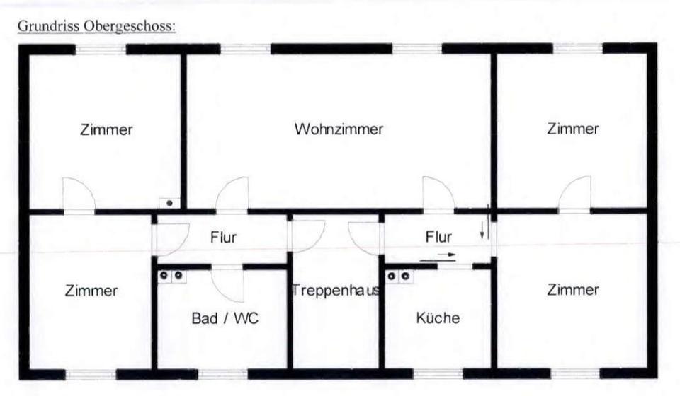 Etagenwohnung Jarmen - 5 Zimmer, 100 m&sup2;, 1.000&euro; | Angebot:26606275