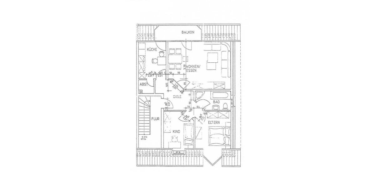 Etagenwohnung Erkelenz - 3 Zimmer, 62 m&sup2;, 199.000&euro; | Angebot:24039969