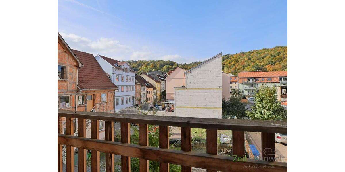 (12403_01) MGN: helle 2-Raum-Wohnung mit Parkett, Holzdielung, Stuckdecken, Balkon und Einbauküche in der Innenstadt - Etagenwohnung Meiningen | Angebot:25343658