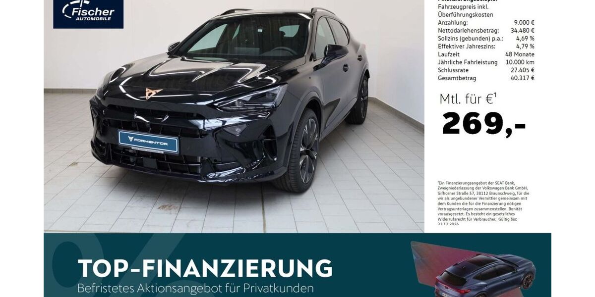 Cupra Formentor 3.703 km 43.480 &euro; Amberg 92224