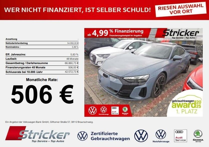 Audi e-tron GT 40.010 km 54.949 € Detmold 32760