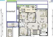 5-Zimmerwohnung in Malsch (EG) mit Gartennutzung