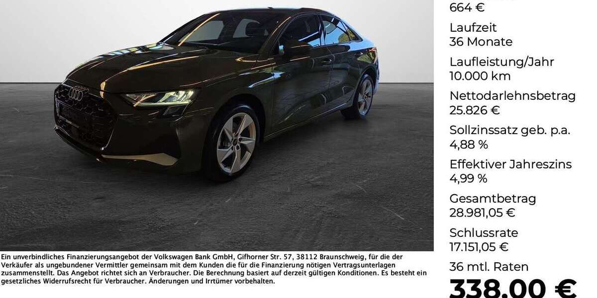 Audi A3 6.266 km 26.490 &euro; Ibbenbüren 49477