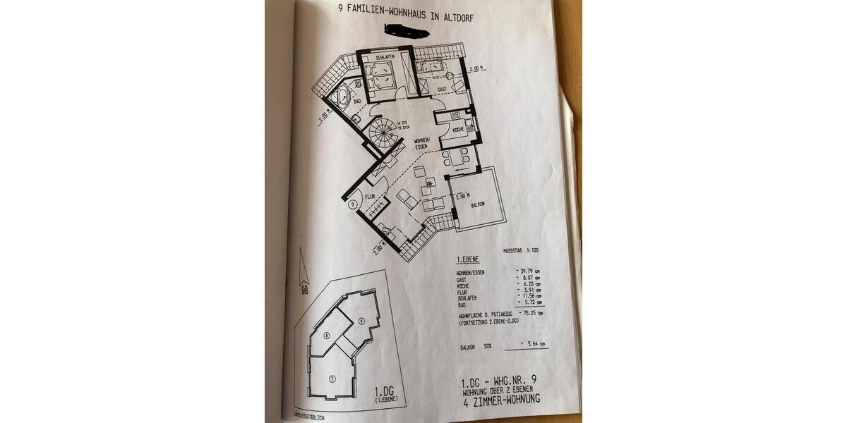 Maisonettenwohnung Altdorf - 4 Zimmer, 94 m&sup2;, 450.000&euro; | Angebot:27116787