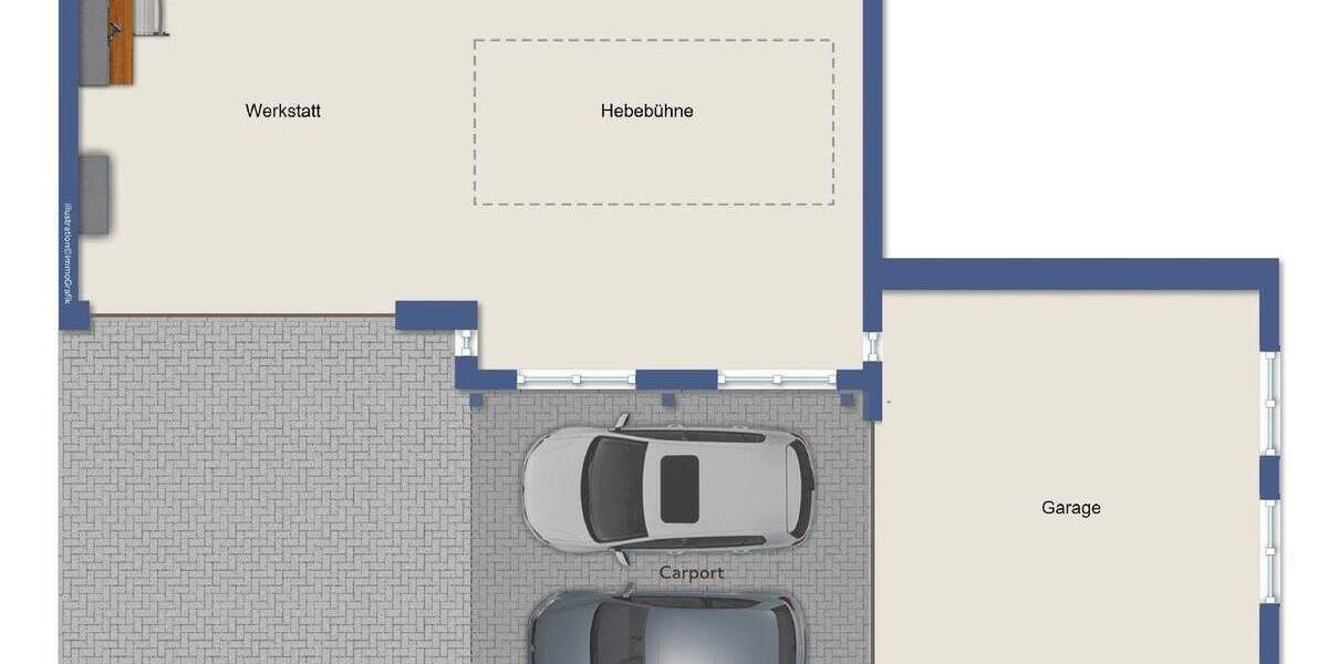 Gewerbeobjekt Rösrath Hoffnungsthal - 1 Zimmer, 61 m&sup2;, 410.000&euro; | Angebot:25802617