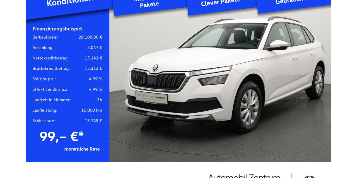 Skoda Kamiq 98.543 km 20.188 &euro; Leverkusen 51379