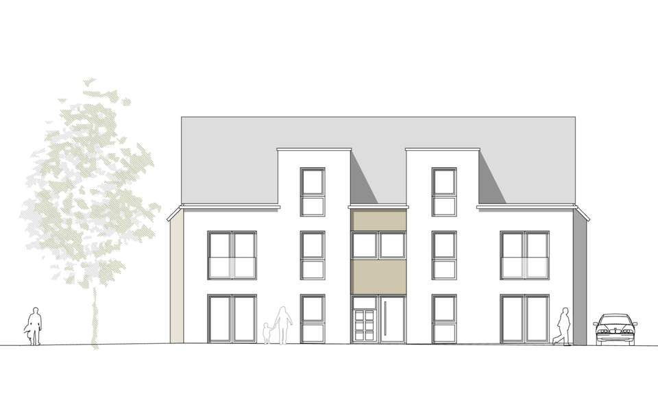 NEUBAU 3-Zi. Wohnung * 91QM * Helle Ruheoase mit Balkon * Zentral 3 zimmer