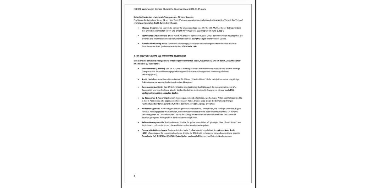 Etagenwohnung Kierspe - 2 Zimmer, 62 m&sup2;, 240.000&euro; | Angebot:25629902