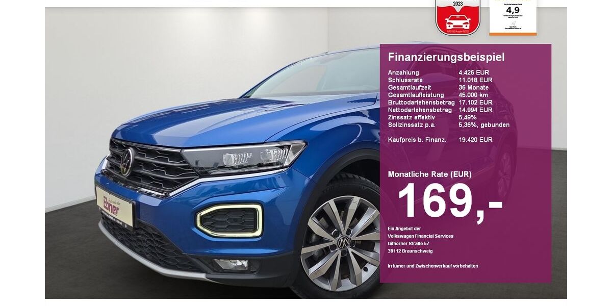 VW T-Roc 15.500 km 19.420 &euro; Albbruck 79774