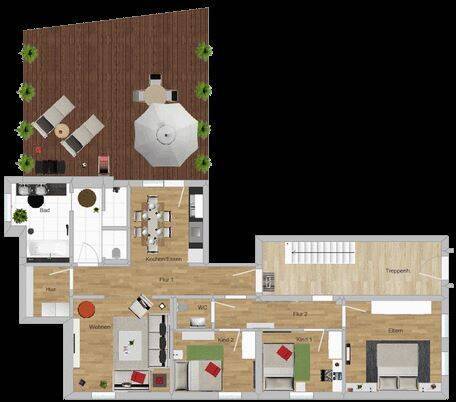 Etagenwohnung Borkum - 4 Zimmer, 99 m&sup2;, 780.000&euro; | Angebot:25983318
