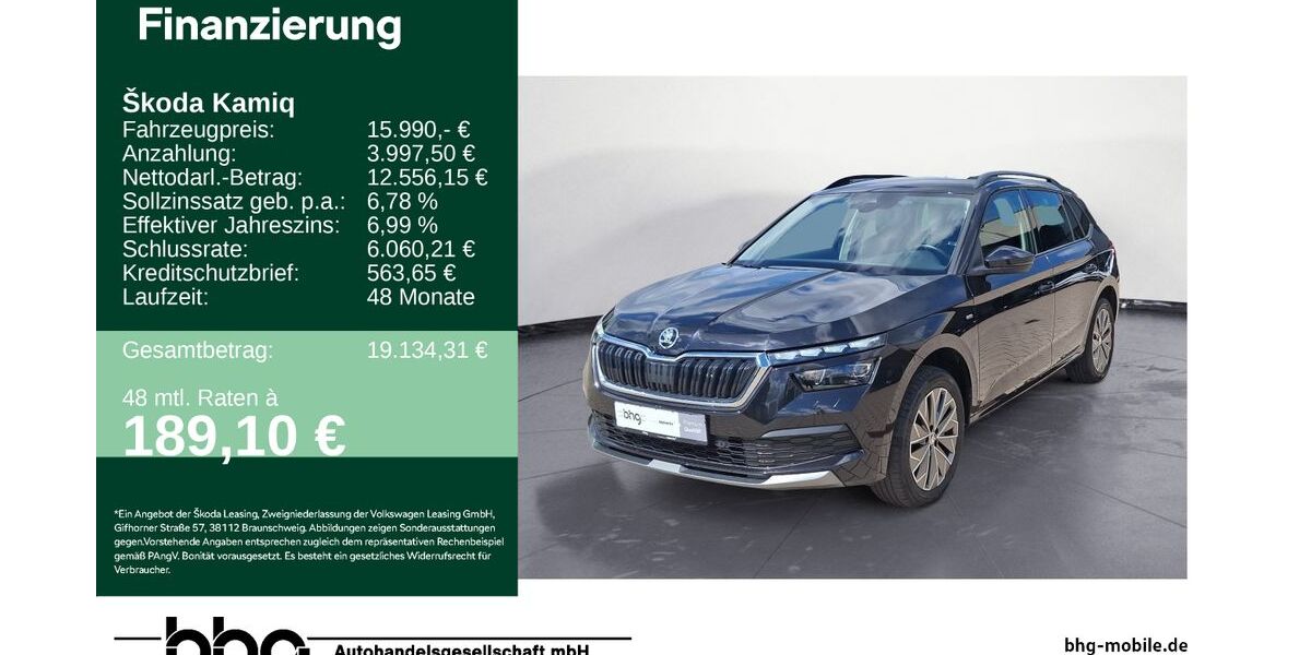 Skoda Kamiq 86.454 km 14.890 &euro; Freudenstadt 72250