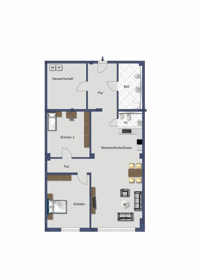 Attraktive, moderne Wohnung, energieeffizient, barrierefrei zimmer