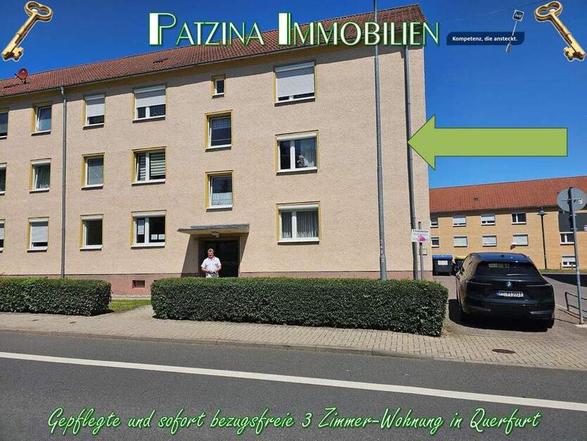 Gepflegte und sofort bezugsfreie 3 Zimmer-Wohnung in Querfurt 3 zimmer