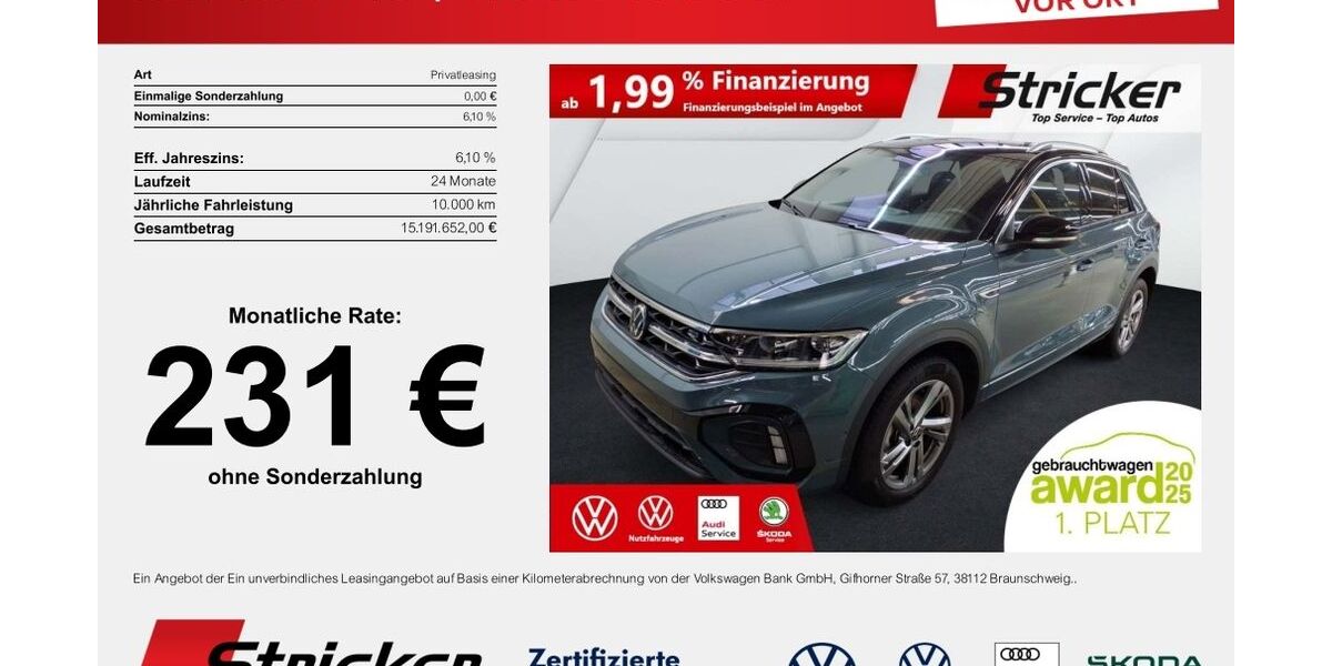 VW T-Roc 16.858 km 28.449 &euro; Detmold 32760