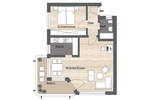 Etagenwohnung Ingolstadt Augustinviertel - 2 Zimmer, 62 m&sup2;, 155.000&euro; | Angebot:26794394