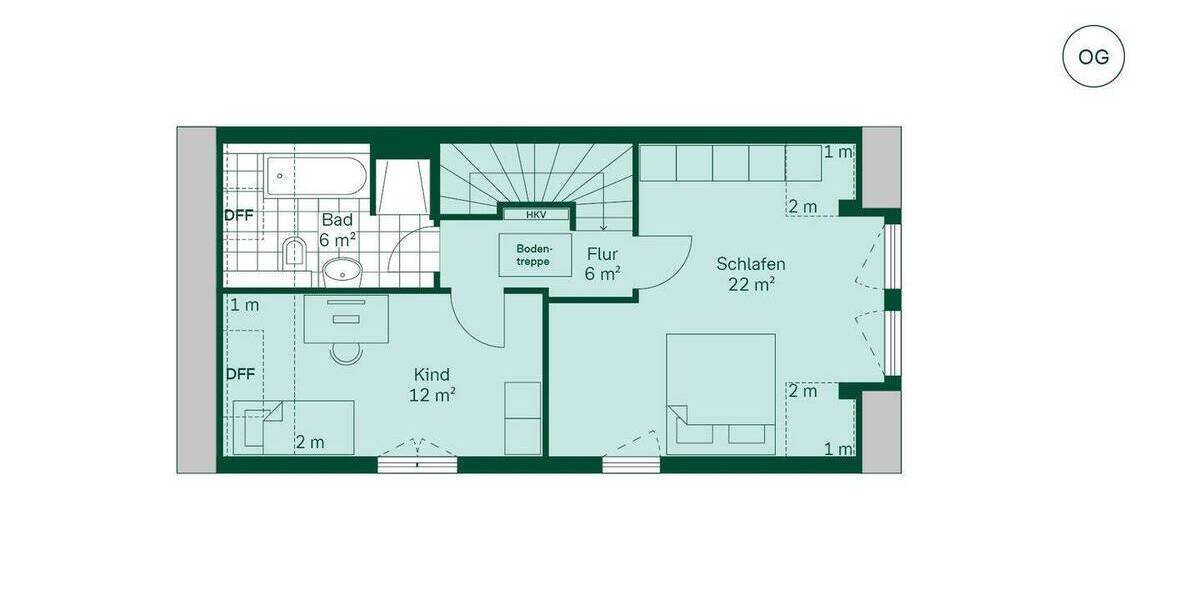 Reihenmittelhaus Ribnitz-Damgarten Pütnitz - 3 Zimmer, 102 m&sup2;, 435.860&euro; | Angebot:25664120