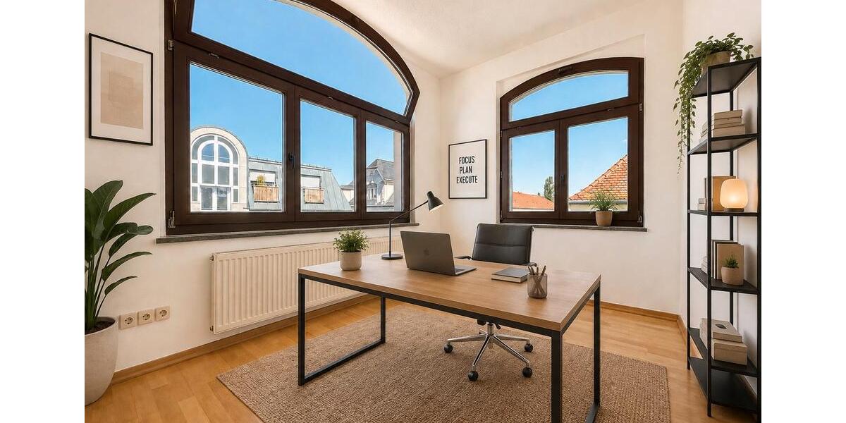 Dachgeschoßwohnung Leipzig Mitte - 4.5 Zimmer, 118 m&sup2;, 395.000&euro; | Angebot:27642205