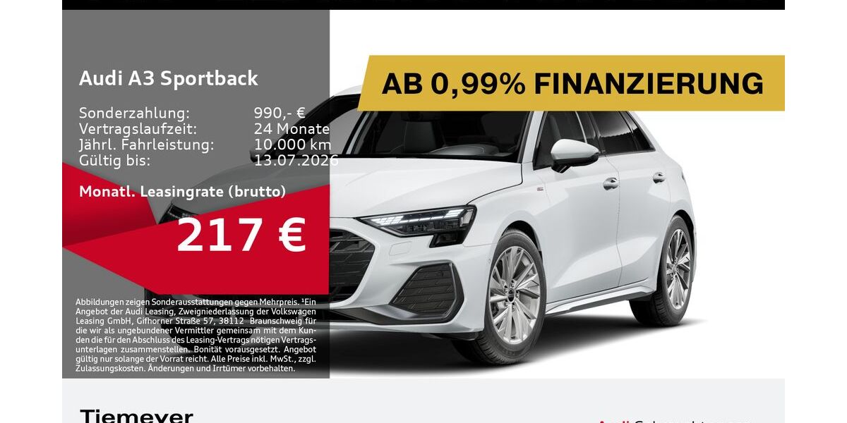 Audi A3 23.945 km 30.820 &euro; Plettenberg 58840