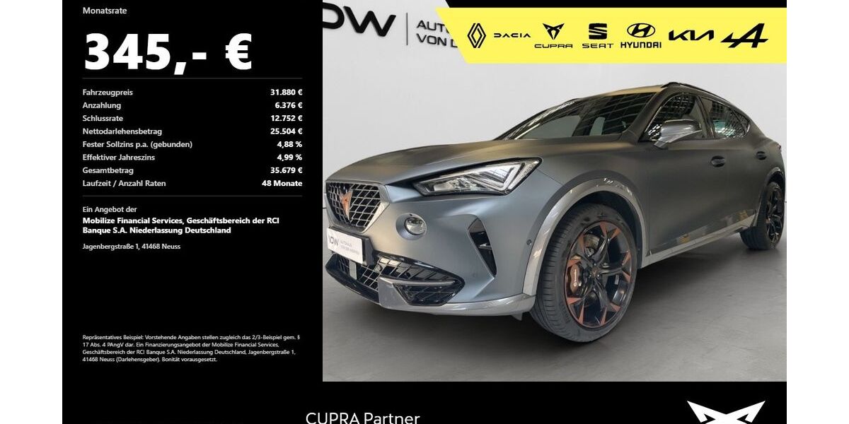 Cupra Formentor 41.500 km 30.380 &euro; Heilbronn 74076
