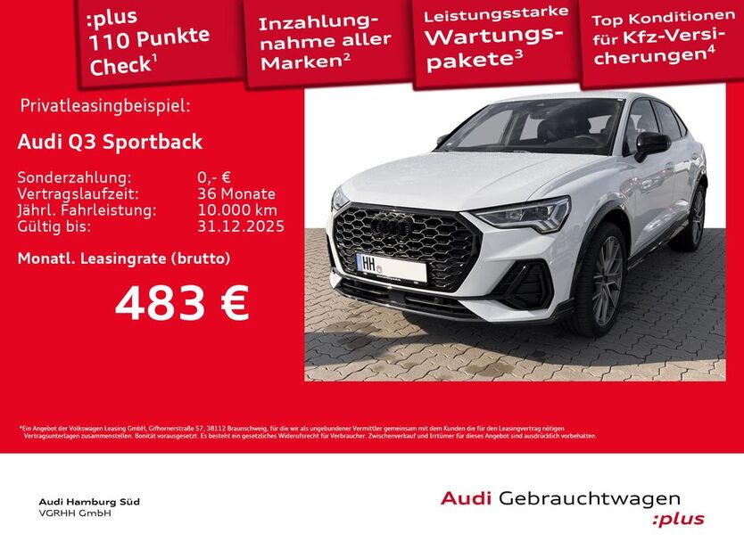 Audi Q3 4.507 km 42.950 € Hamburg 20537