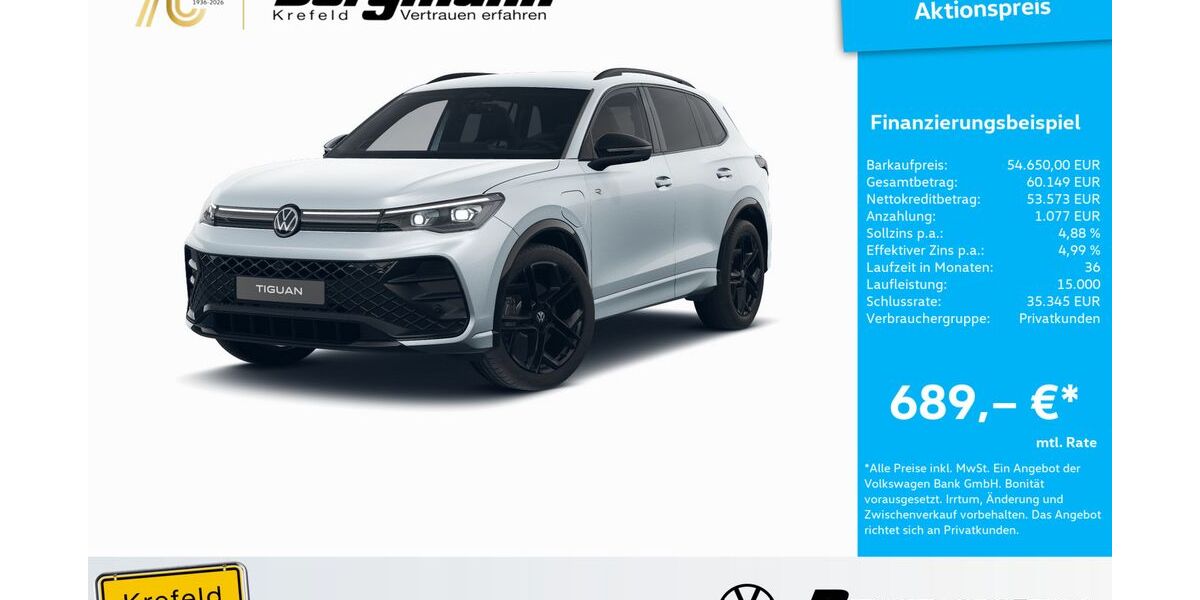 VW Tiguan 4.000 km 54.650 &euro; Krefeld 47803