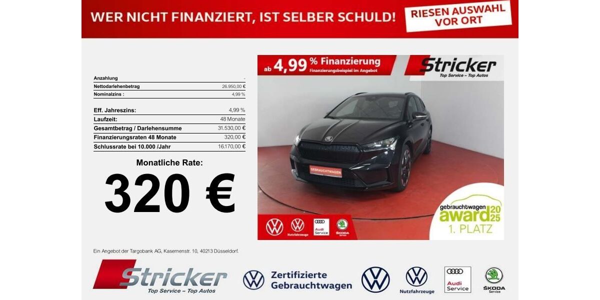 Skoda Enyaq 39.275 km 26.949 € Horn-Bad Meinberg 32805
