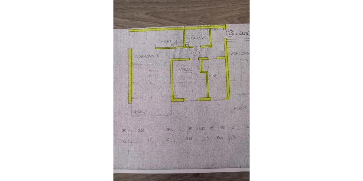 Etagenwohnung Mühldorf am Inn - 2.5 Zimmer, 69 m&sup2;, 171.000&euro; | Angebot:26888066