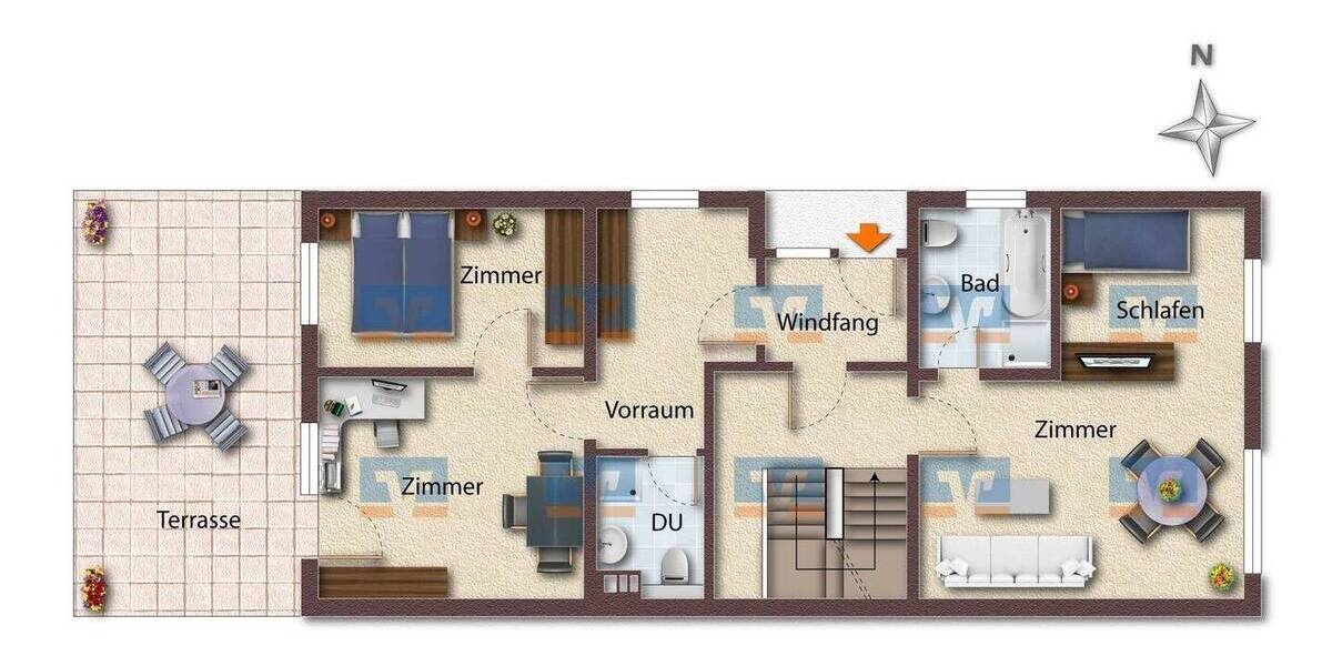 Einfamilienhaus Horben Dorf - 5 Zimmer, 138 m&sup2;, 420.000&euro; | Angebot:25704937