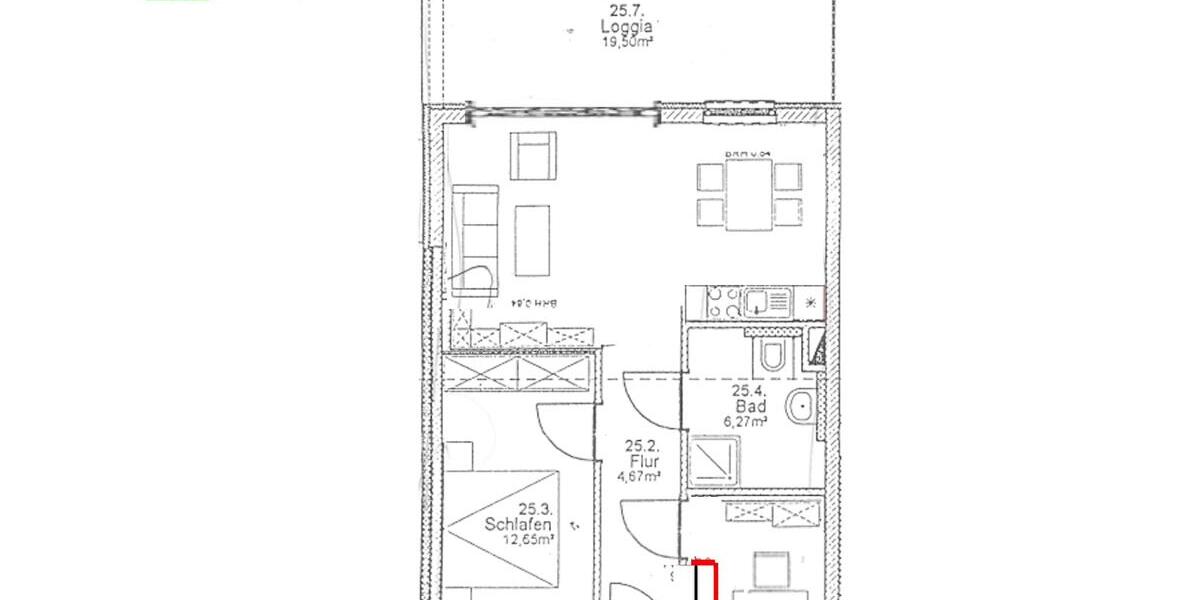 Dachgeschoßwohnung Göttingen Oststadt - 3 Zimmer, 65 m&sup2;, 299.000&euro; | Angebot:26293971