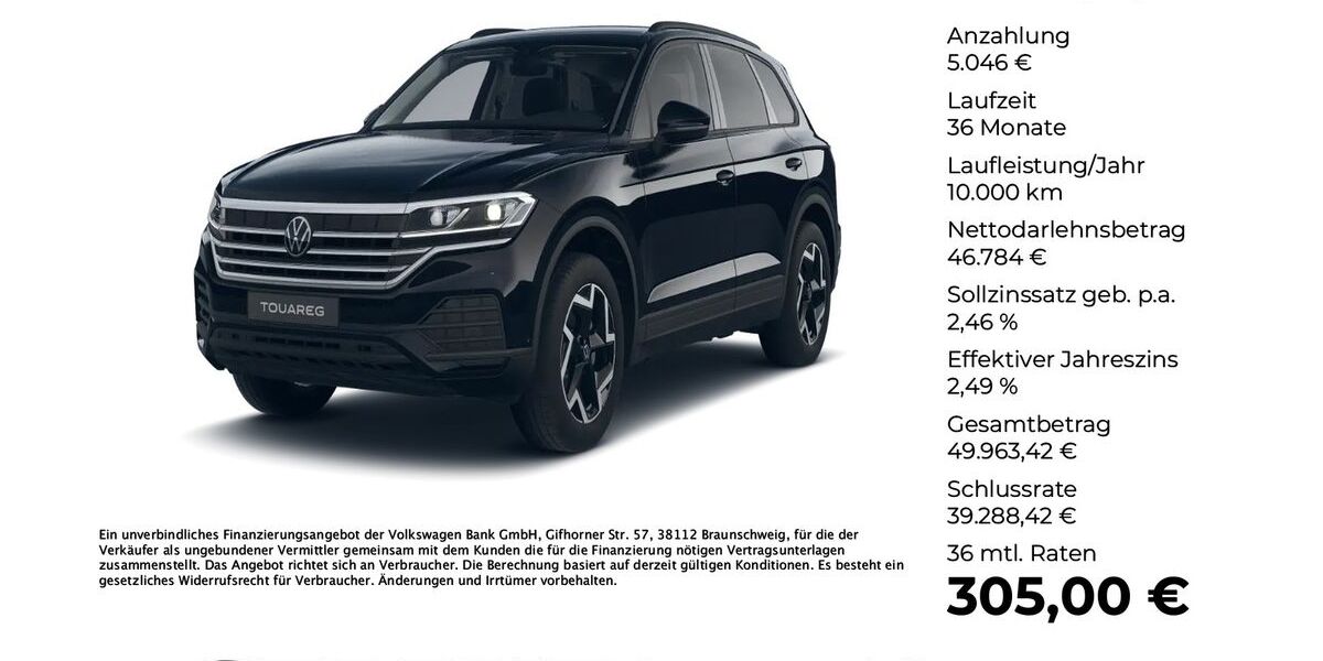 VW Touareg 25.305 km 51.830 &euro; Vechta 49377