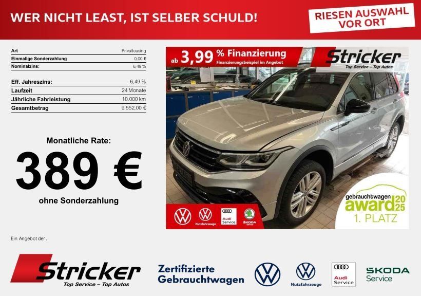 VW Tiguan 33.063 km 44.349 € Horn-Bad Meinberg 32805