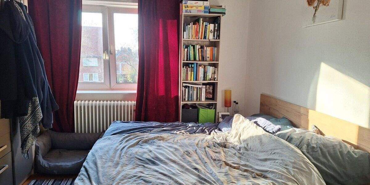 Etagenwohnung Lübeck St. Jürgen - 2 Zimmer, 46 m&sup2;, 460&euro; | Angebot:25409994