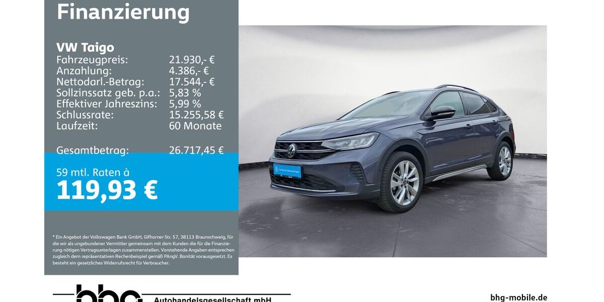VW Taigo 24.055 km 21.930 &euro; Albstadt 72458
