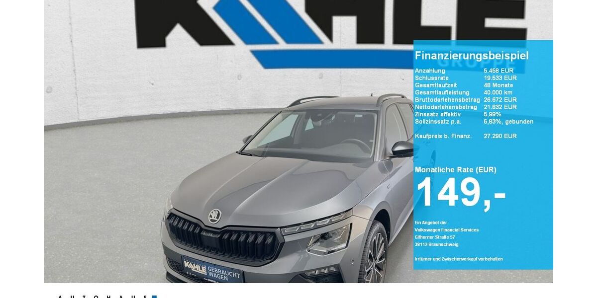 Skoda Kamiq 25.471 km 27.290 &euro; Nienburg 31582