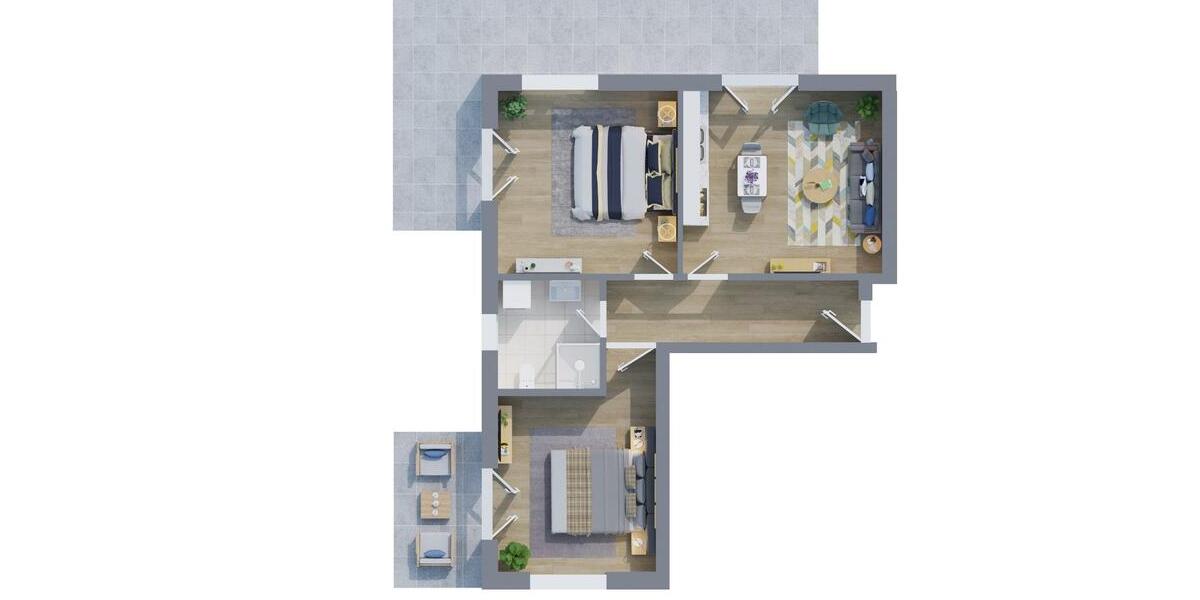 Etagenwohnung Scharbeutz - 3 Zimmer, 74 m&sup2;, 1.450&euro; | Angebot:26383139