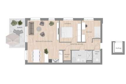 Wohnung Besigheim - 3.5 Zimmer, 86 m&sup2;, 1.180&euro; | Angebot:25555531