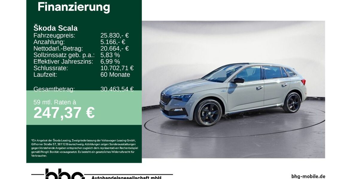 Skoda Scala 34.695 km 24.960 &euro; Freudenstadt 72250