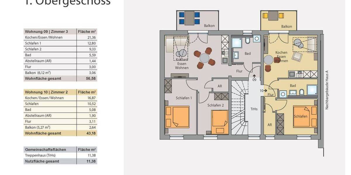Etagenwohnung Pleinfeld Ramsberg - 3 Zimmer, 348.000&euro; | Angebot:26037799
