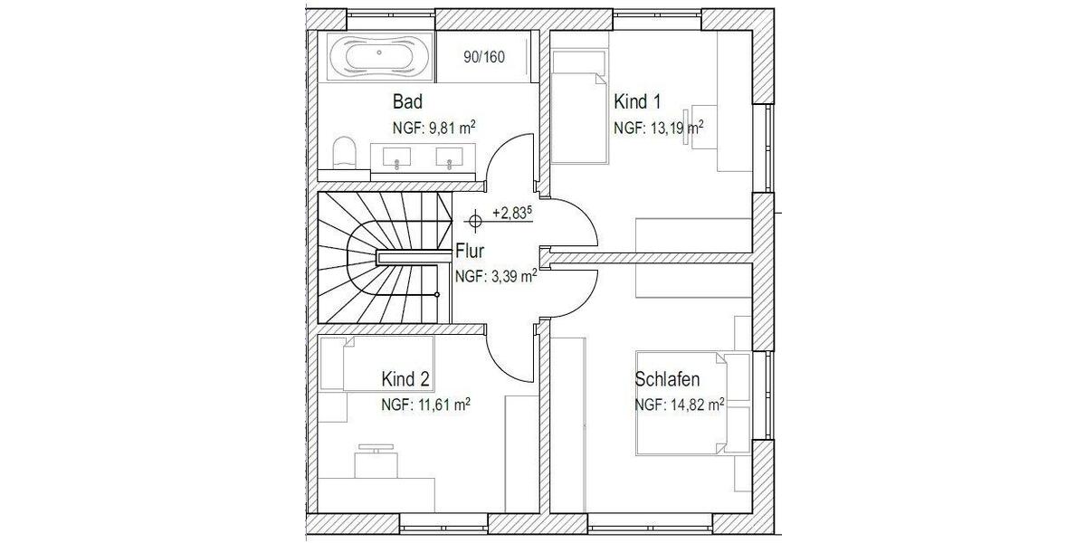 Doppelhaushälfte Peißenberg - 4 Zimmer, 125 m&sup2;, 1.850&euro; | Angebot:26218227