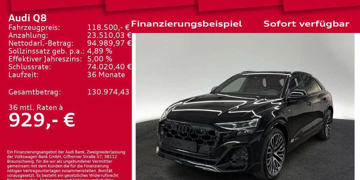 Audi Q8 6.001 km 118.500 &euro; Berlin 10587