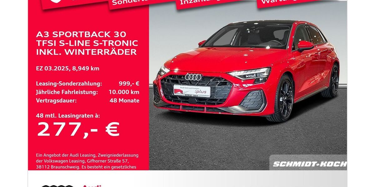 Audi A3 8.949 km 34.490 &euro; Bremerhaven 27576