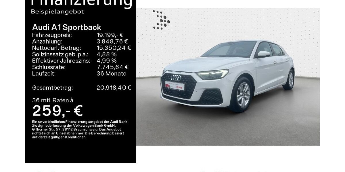 Audi A1 53.700 km 18.489 &euro; Hanau 63452