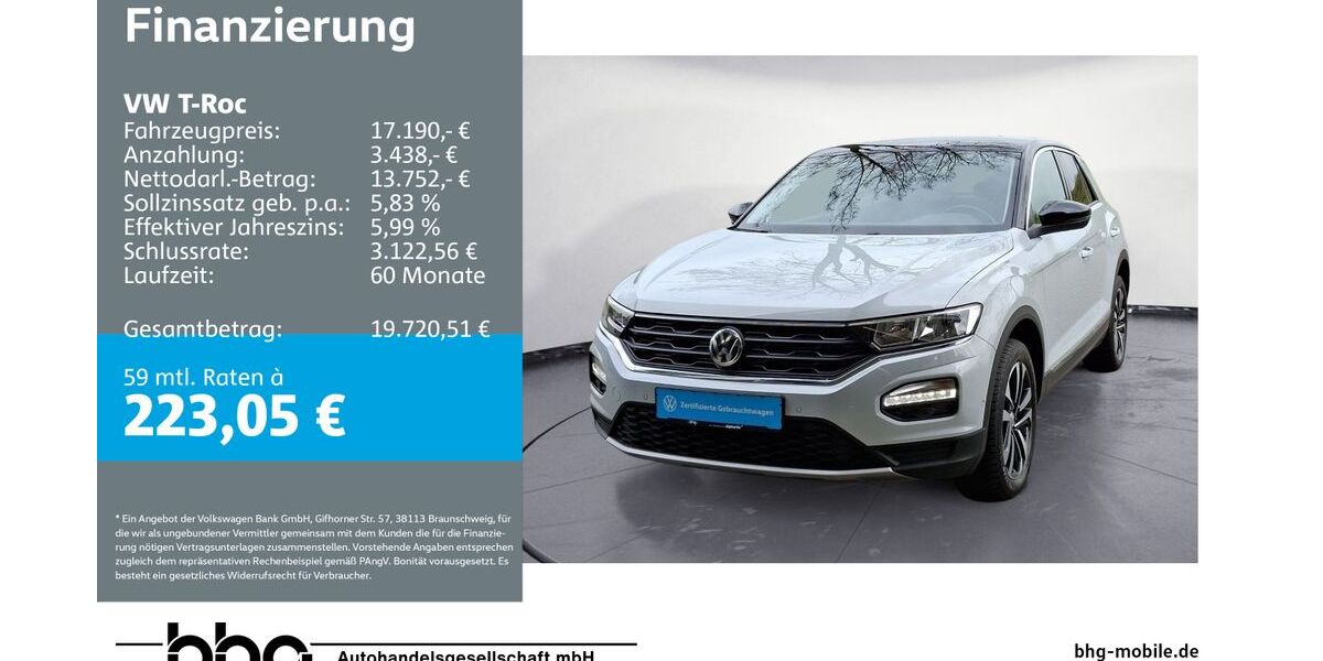 VW T-Roc 81.046 km 16.790 &euro; Bühl 77815