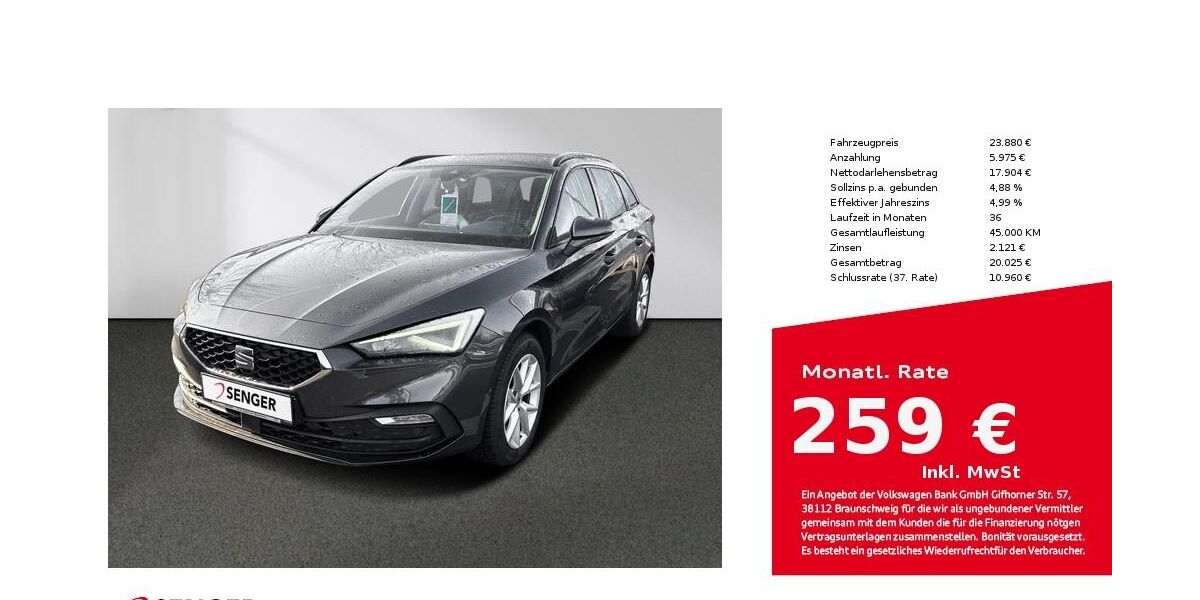 Seat Leon 63.820 km 23.880 &euro; Bielefeld 33609