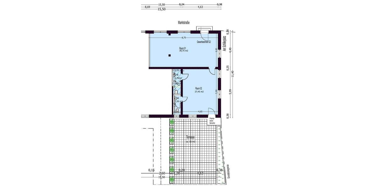 Gewerbeobjekt Backnang - 1.600&euro; | Angebot:26008126