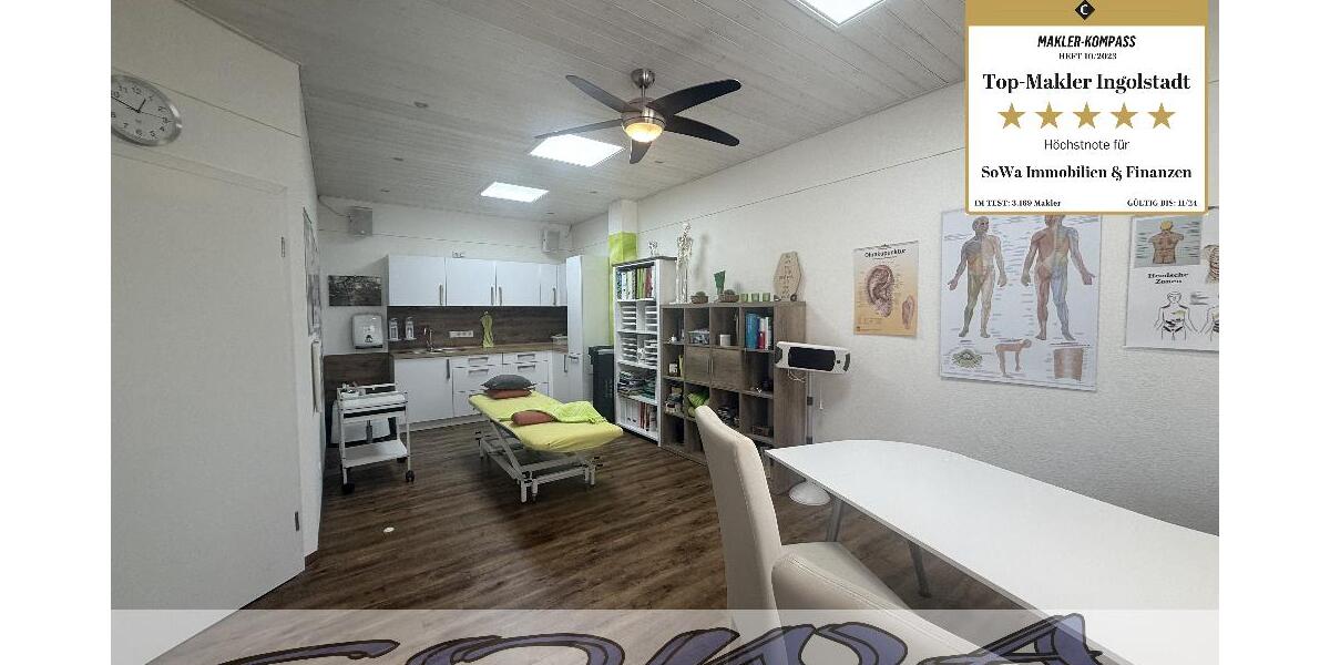 Schöne Gewerbeeinheit in der Stadtmitte in Neuburg! Ideal als Praxis oder Büro geeignet! - Ein Objekt von Ihrem Immobilienpartner SOWA Immobilien und Finanzen - Gewerbeobjekt Neuburg | Angebot:27143412
