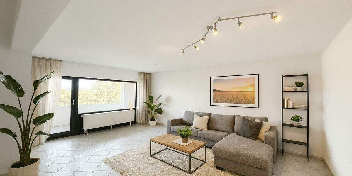 Helle 3,5-Zimmer-Komfortwohnung mit Balkon, Weitblick und Pkw-Stellplatz 3 zimmer