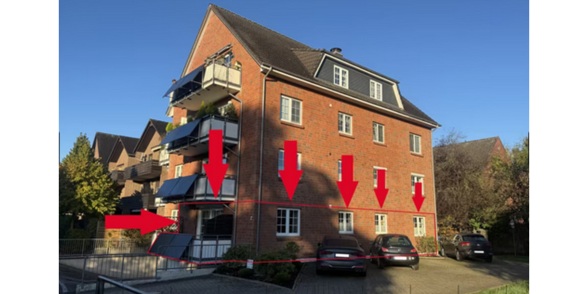 Erdgeschoßwohnung Osterholz-Scharmbeck Scharmbeck - 3 Zimmer, 83 m&sup2;, 950&euro; | Angebot:25946891