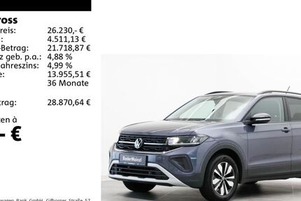 VW T-Cross 25.530 km 26.230 € Feldkirchen/Westerham 83620